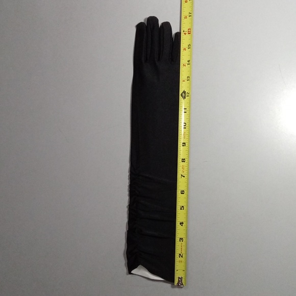 NWOT Black Evening Gloves - Picture 7 of 8